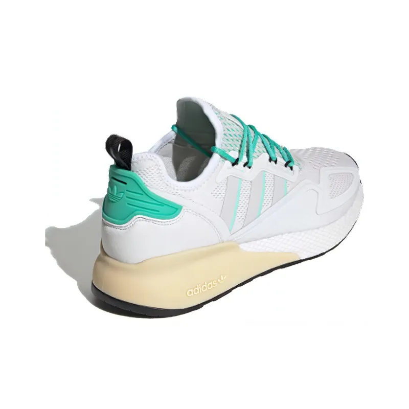 Adidas Zx 2K Boost 'Grey Hi Res Green'-3