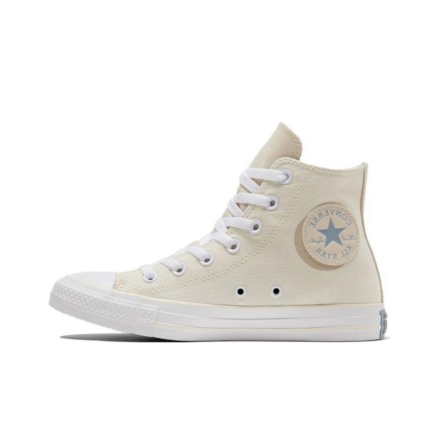 Converse Chuck Taylor All Star Canvas Shoes Women s High Top Ecru Oil Gray Tan US W 8