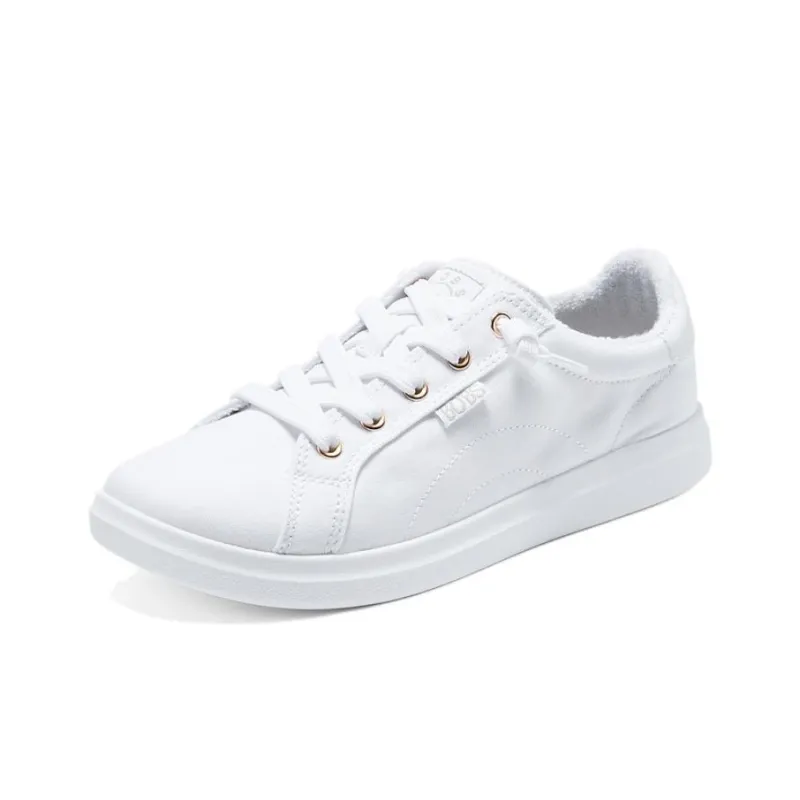 Skechers Bob's Cushioning, Wear Resistant Low Top Skateboard Shoes Women's White-2