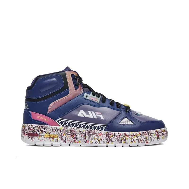 FILA FUSION Vintage Basketbal Shoes 'Blue Purple'-1