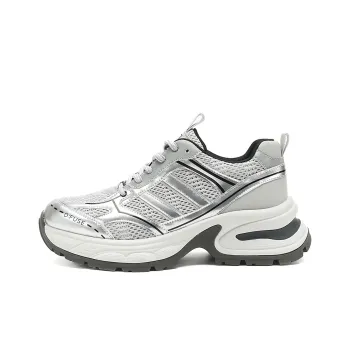 D FUSE SCANDINAVIA Cushioning, Slip Resistant, And Abrasion Resistant Low Top Chunky Sneakers Women's