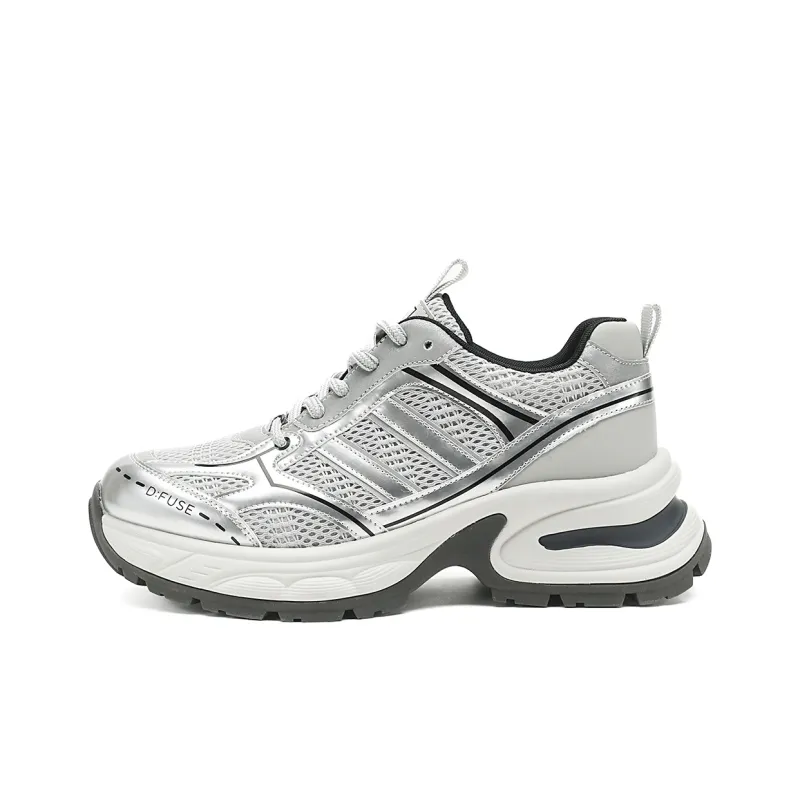 D FUSE SCANDINAVIA Cushioning, Slip Resistant, And Abrasion Resistant Low Top Chunky Sneakers Women's-0