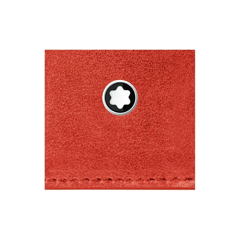 MONTBLANC Meisterstuck Leather Storage Bag Men's Coral Red-1
