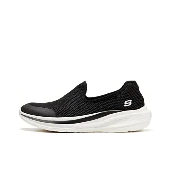Skechers STREET WEAR Cushioning Abrasion Resistant Breathable Rebound Low Top Casual Shoes Men's Black White