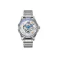 Steel Band Silver Case Blue Needle