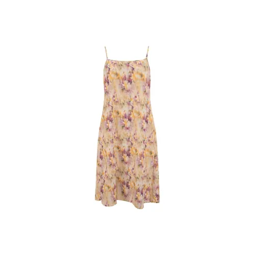 UNIFREE Slip Dresses Women's Yellow