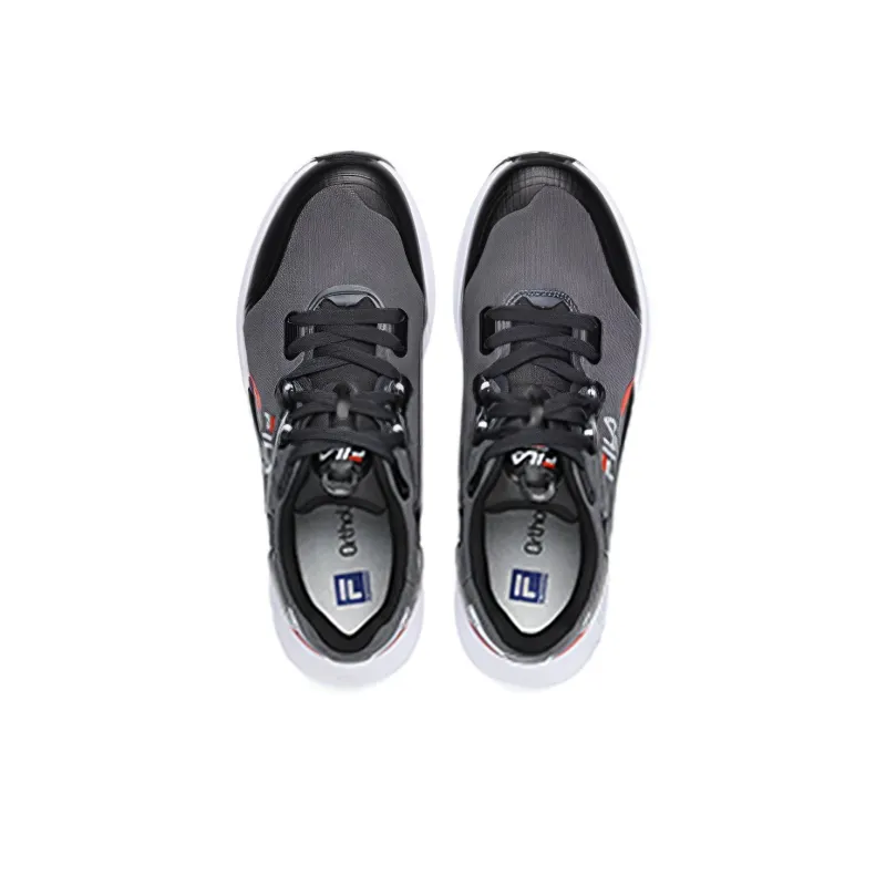 FILA XFT Cushioning Anti-Slip And Wear-Resistant Low-Top Casual Running Shoes Men's Asphalt Gray-2