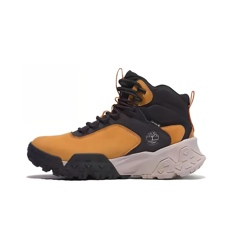 Timberland Motion Scramble Mid Lace Up Hiking Boot With GORE TEX Bootie 'Wheat Nubuck'-0