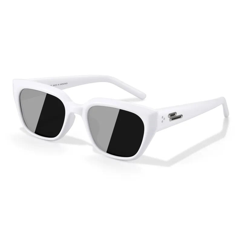 PULAIS Plate Frame Square Sunglasses Unisex-1