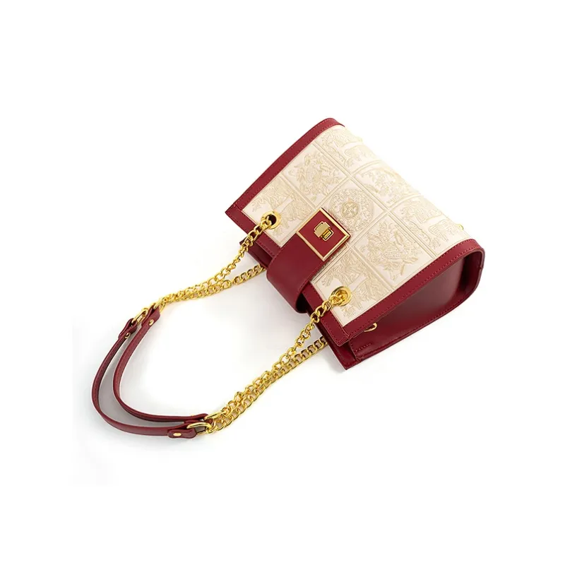Vigno Synthetic Leather Handbag One Shoulder Crossbody Regular Women's White-1