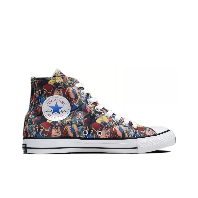 Converse One Piece X Converse Chuck Taylor All Star 100 Pt Hi Canvas Shoes Multicolor-1