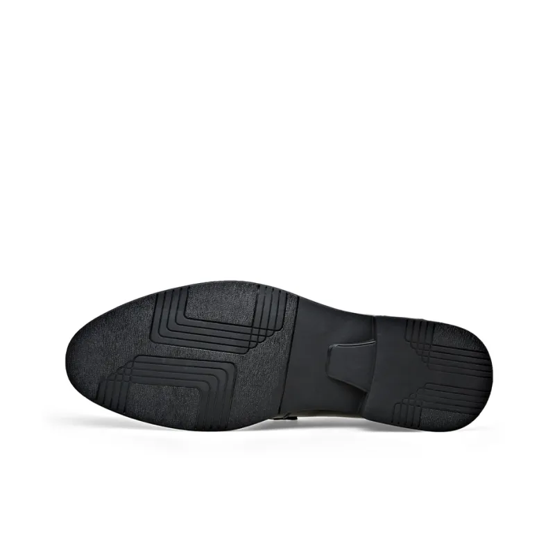 SHUPATE Loafers Men Black/Red-13