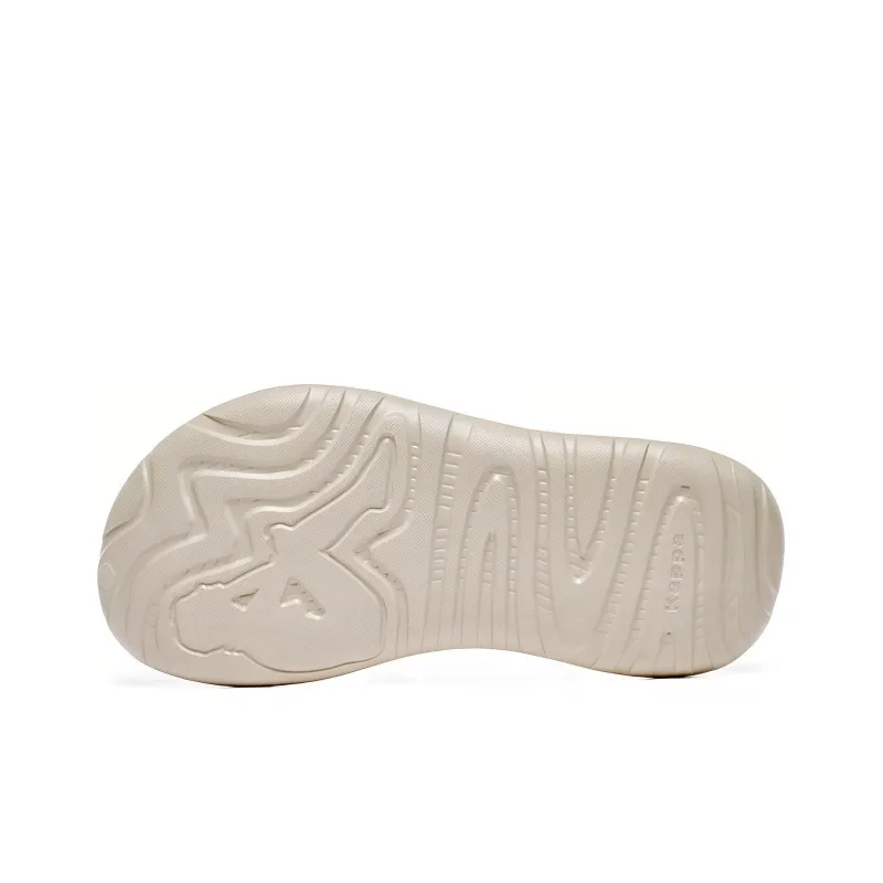 Kappa Slide Slippers Unisex Sheepskin Paper Brown-5