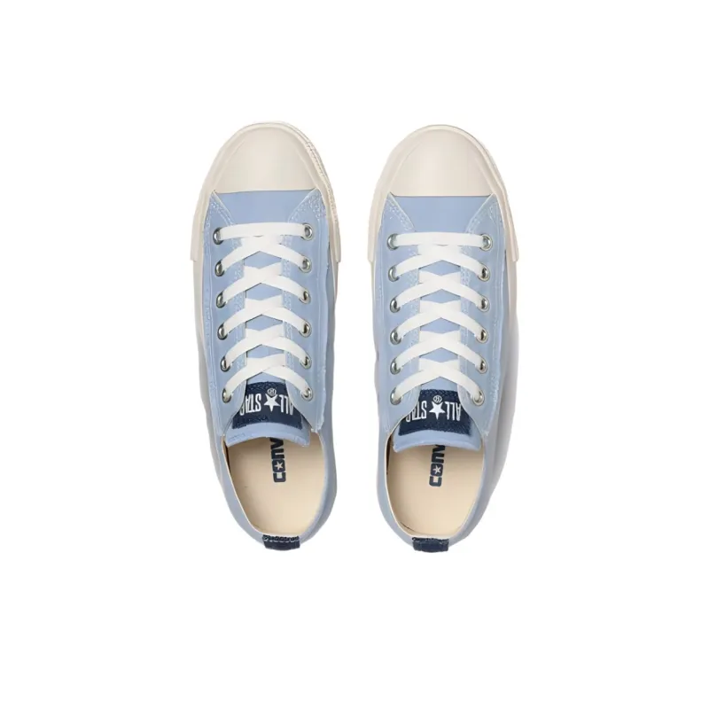 Converse All Star Canvas Shoes Women's Low Top Blue White-3