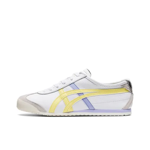 Onitsuka Tiger MEXICO 66 Casual Shoes Women's Low-Top White/Yellow/Purple