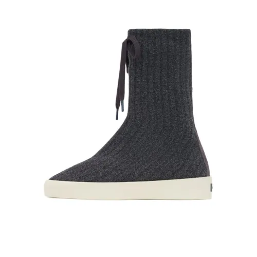 Fear Of God Ankle Boots Unisex Dark Gray