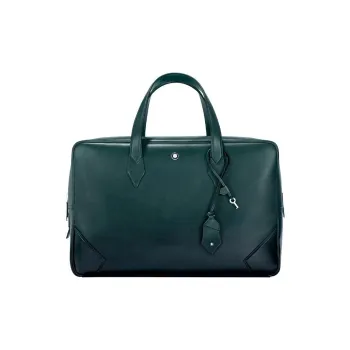 MONTBLANC Meisterstuck Cow Leather Handbag Large Size Men's British Green