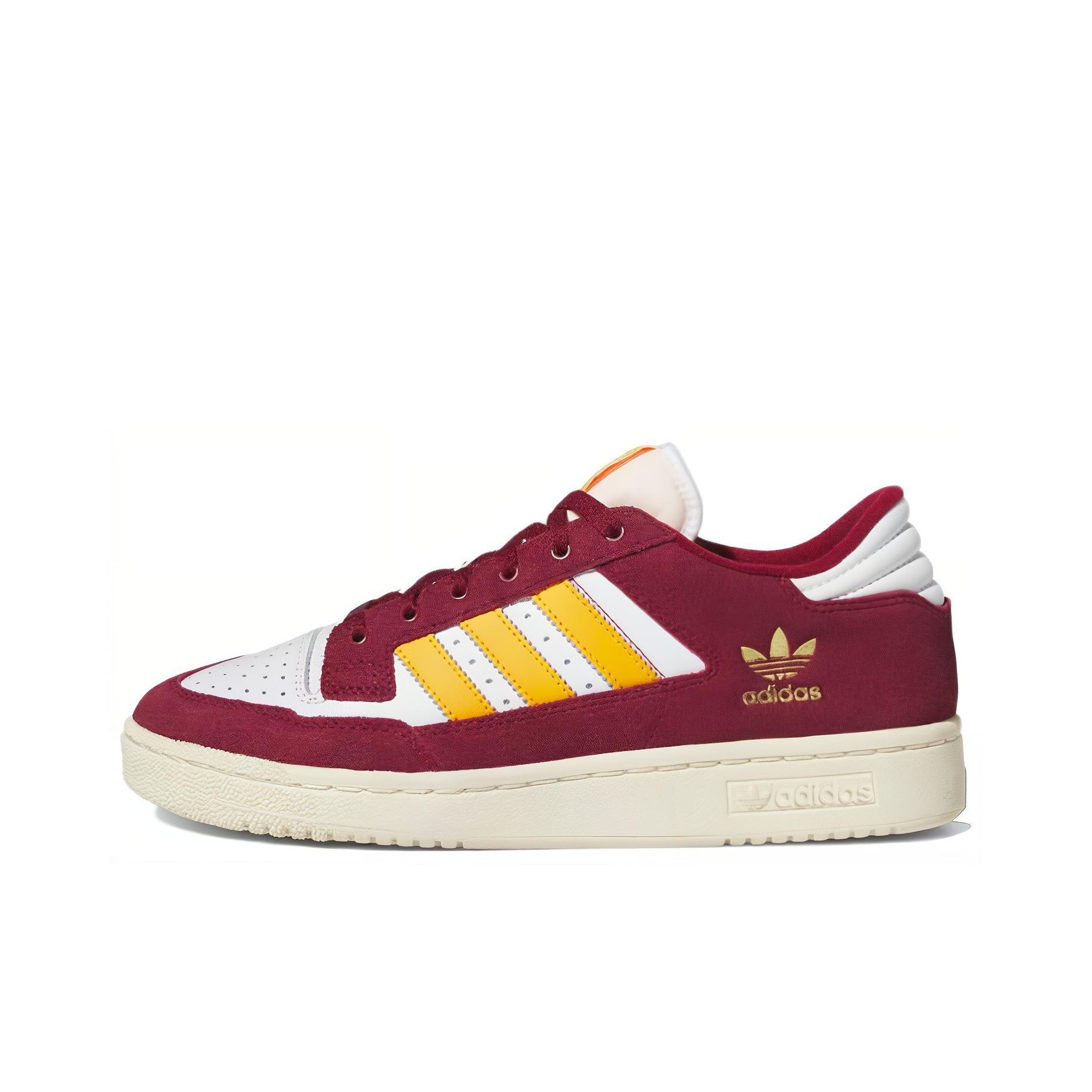 burgundy and gold adidas