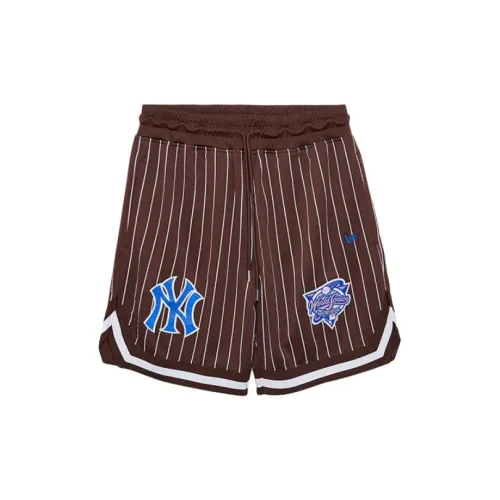 New Era Basketball Shorts Unisex Brown