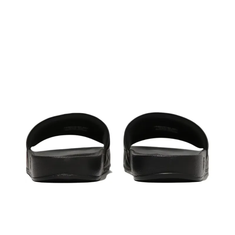 FILA Rubber Sole Slip Resistant Abrasion Resistant Slide Slippers Unisex Black Korean Style-4