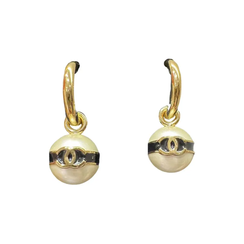 CHANEL Stud Earrings Women's-2