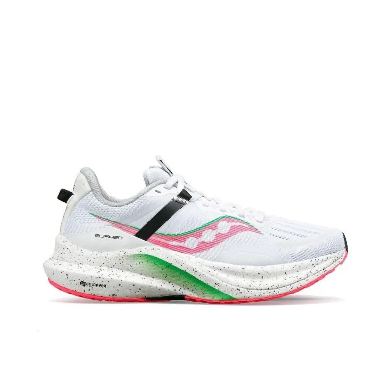 saucony Women's Tempus 'White ViZiPink'-1