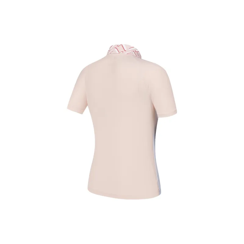 FILA Polo Shirts Women's Peach Ice Cream Powders-2