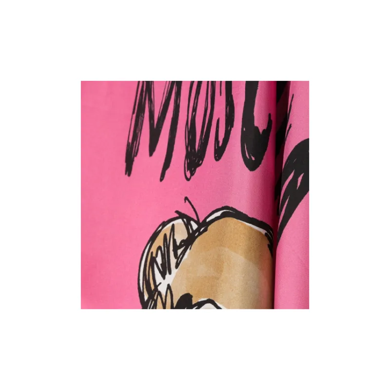 MOSCHINO Teddy Bear print Scarf-2