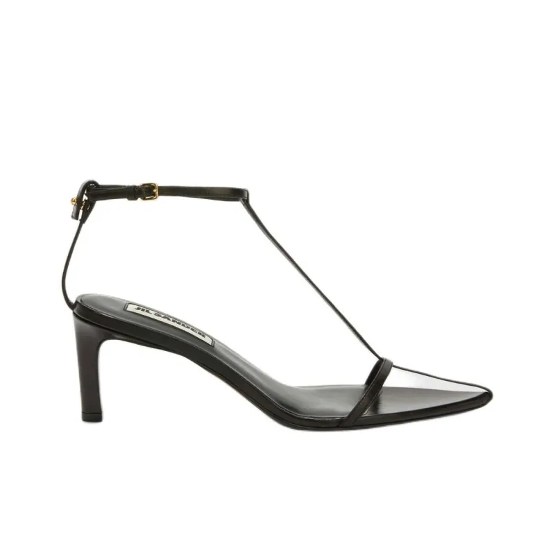 JIL SANDER High Leather Sandals-1