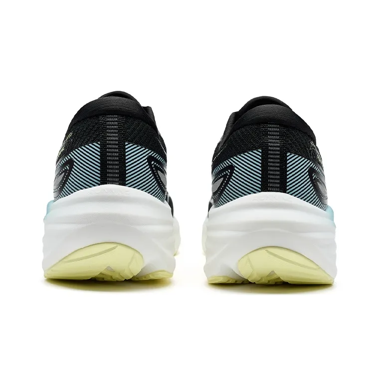XTEP Running Shoes Men Low Top Black/Light Cyan Blue-3
