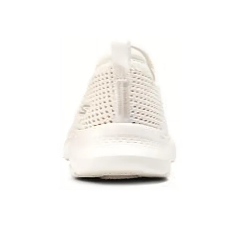 Skechers WOMEN'S GO WALK Cushioning Wear Resistant Breathable Lightweight Rebound Low Top Casual Shoes Women's Ivory-3
