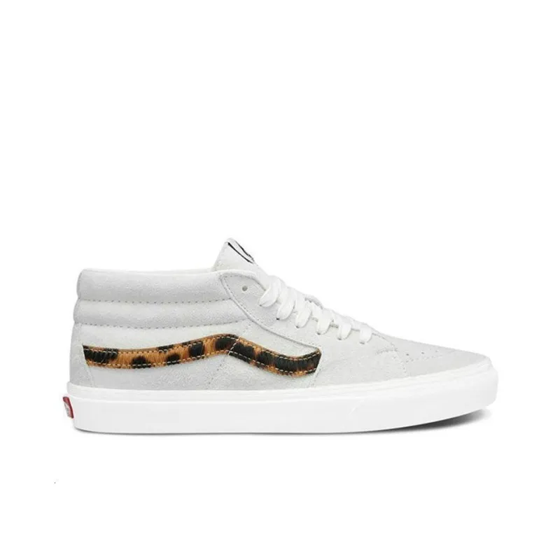 Vans Sk8 Mid Retro Mid Top Casual Canvas Shoes Unisex White-1