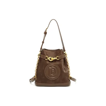 DAPHNE PU Shoulder Bag, Crossbody Bag Women's Brown