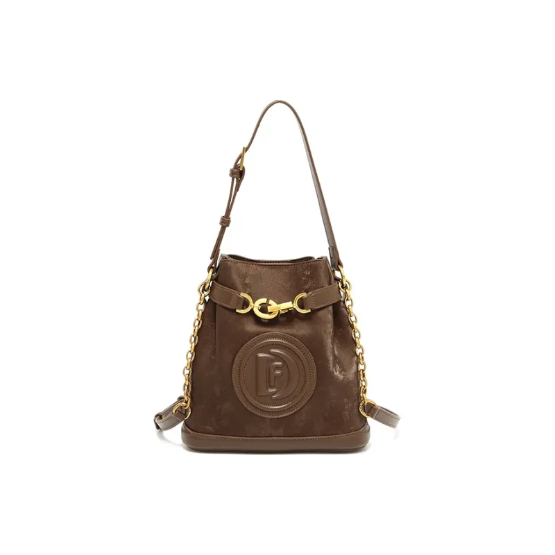 DAPHNE PU Shoulder Bag, Crossbody Bag Women's Brown-0