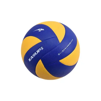 KASUP PVC Size 5 Volleyball Unisex Yellow Blue