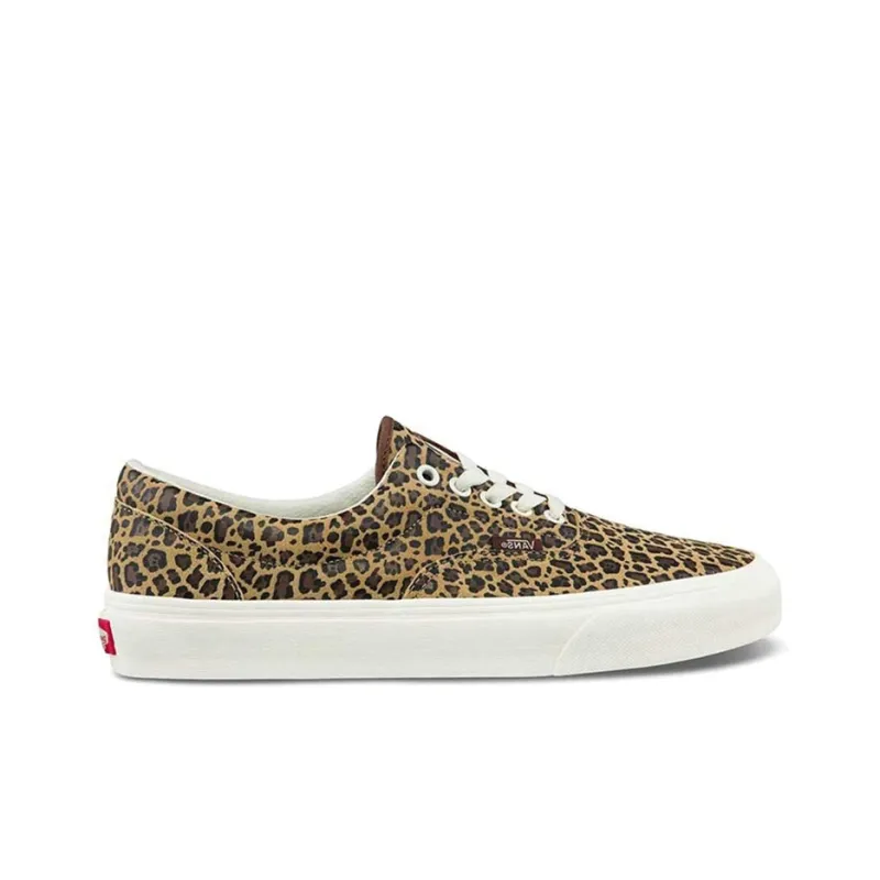 Vans Era Low Top Retro Skate Shoes Unisex Brown Leopard Print-1