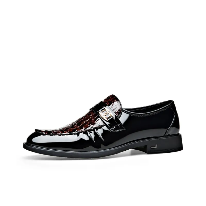 SHUPATE Loafers Men Black/Red-9