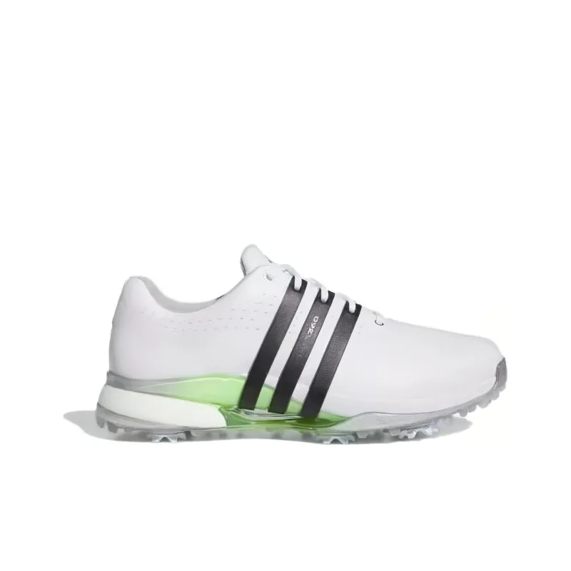 Adidas Tour360 24 Wide Golf Cloud White Core Black Green Spark-1