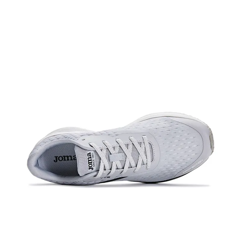 Joma Cushioned Anti Slip Wear Resistant Breathable Lightweight Low Top Training Running Shoes Men's Gray Black White-3