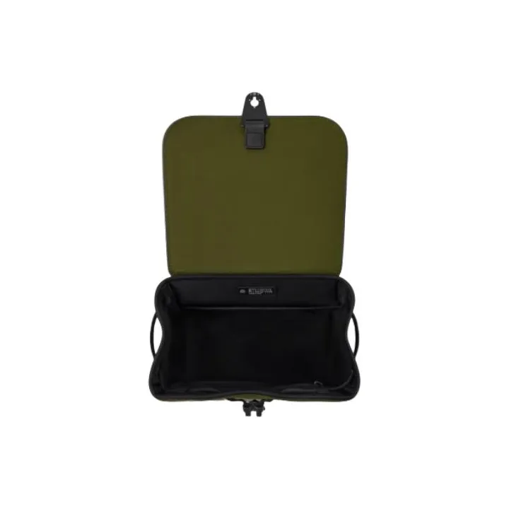 RIMOWA Never Still Nylon With Leather And Canvas Backpack Large Size Men's Khaki Green-3