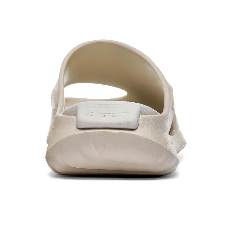 Kappa Slide Slippers Unisex Sheepskin Paper Brown-4