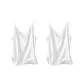 [V-Neck]White+White