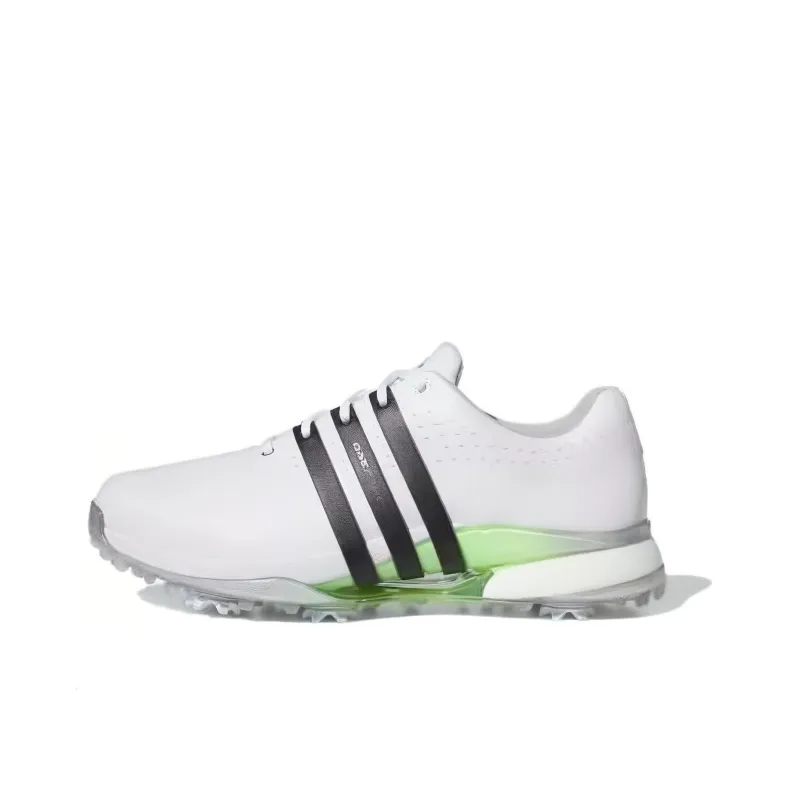 Adidas Tour360 24 Wide Golf Cloud White Core Black Green Spark-0