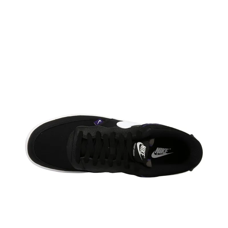Nike Court Vision Low Premium 'Black White'-3