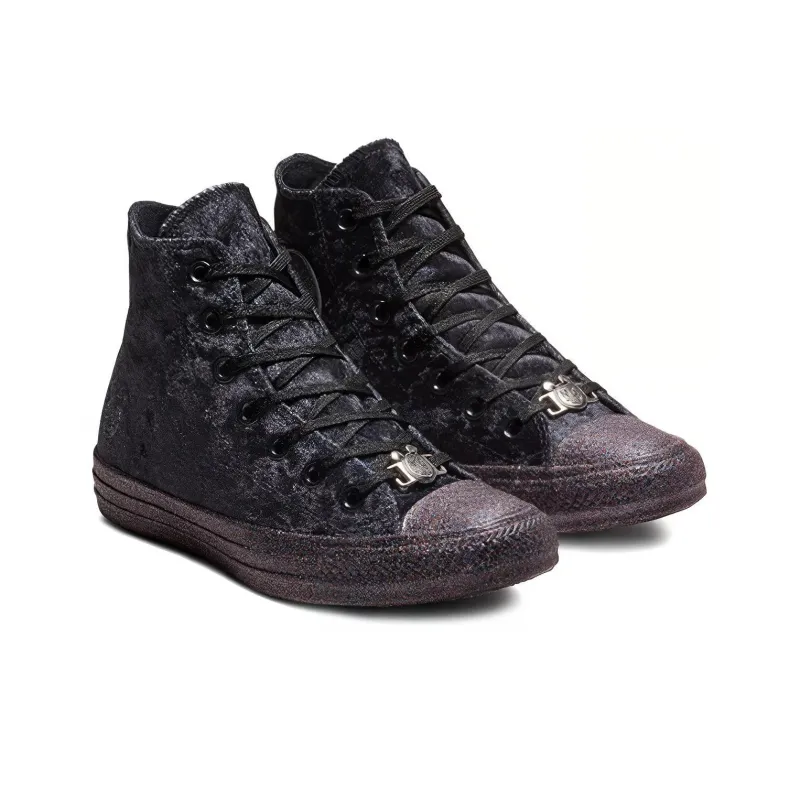 Converse Chuck Taylor All Star Hi Miley Cyrus Black Silver Women's-2