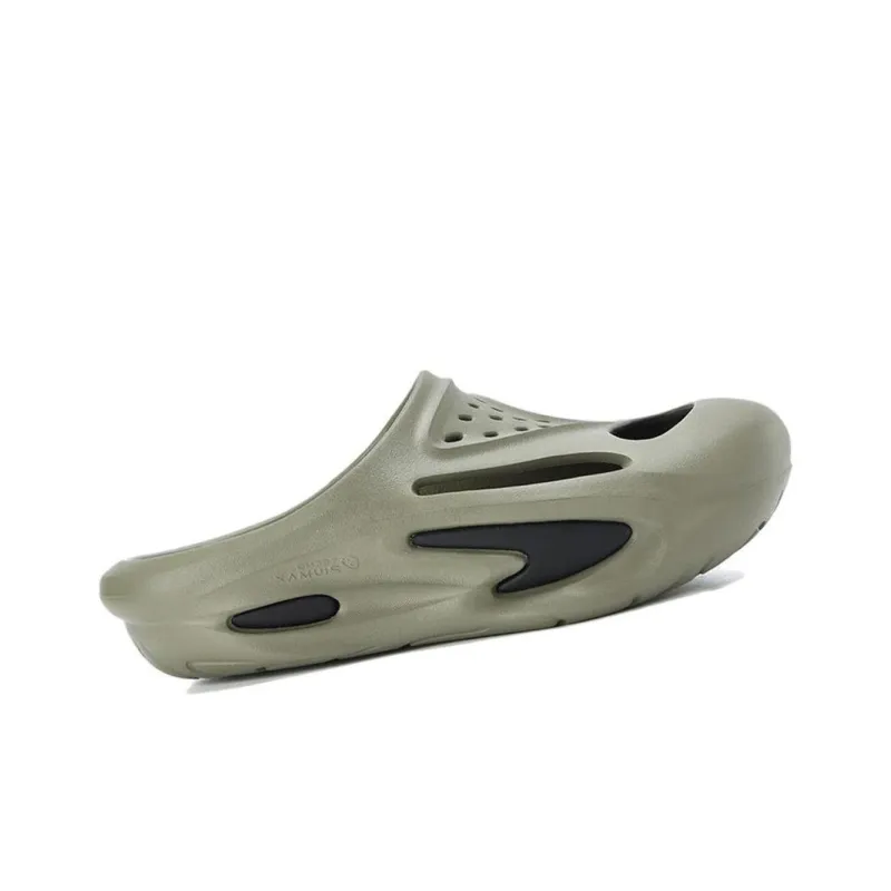 FILA FUSION Shell Slipper Slip-Resistant Abrasion-Resistant Slide Slippers Men's Grass Green-1
