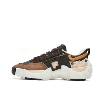FILA FUSION BONE DX Spine Shoes Low Top Casual Shoes Men's Tan