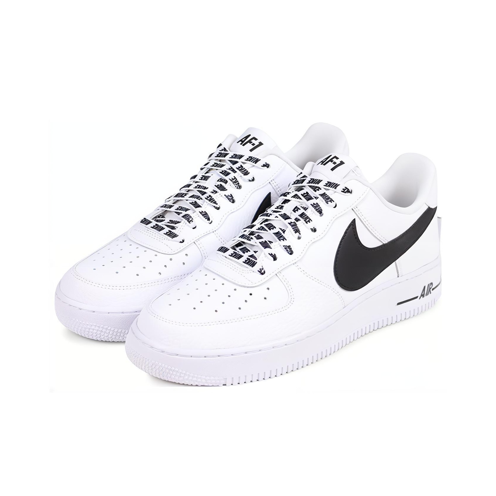 nike air force one 1 low 07 nba white black