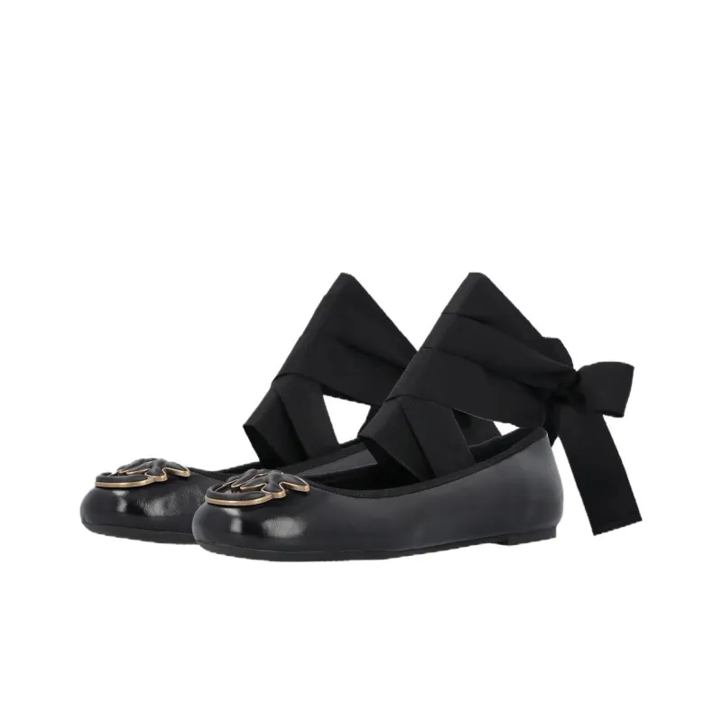 PINKO Love Birds Removable Ribbon Ballerinas Women's-2