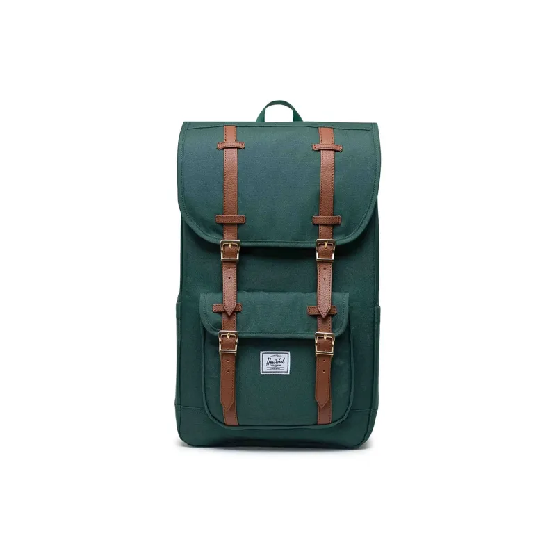 Herschel Recycled Fabric Backpack Unisex Dark Green-0